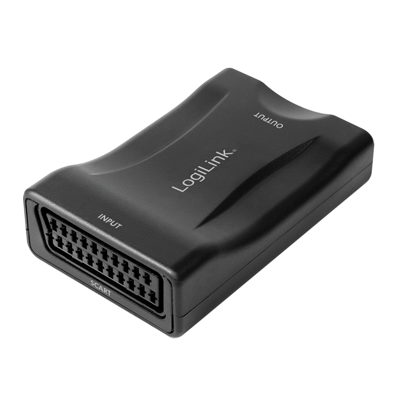 Scart (Video) converter, Scart-Bu zu HDMI-Bu, 1080p, black