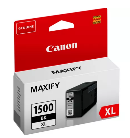 Canon PGI-1500XL BK Tintenpatrone für MAXIFY MB2150 MB2350 MB2750, schwarz
