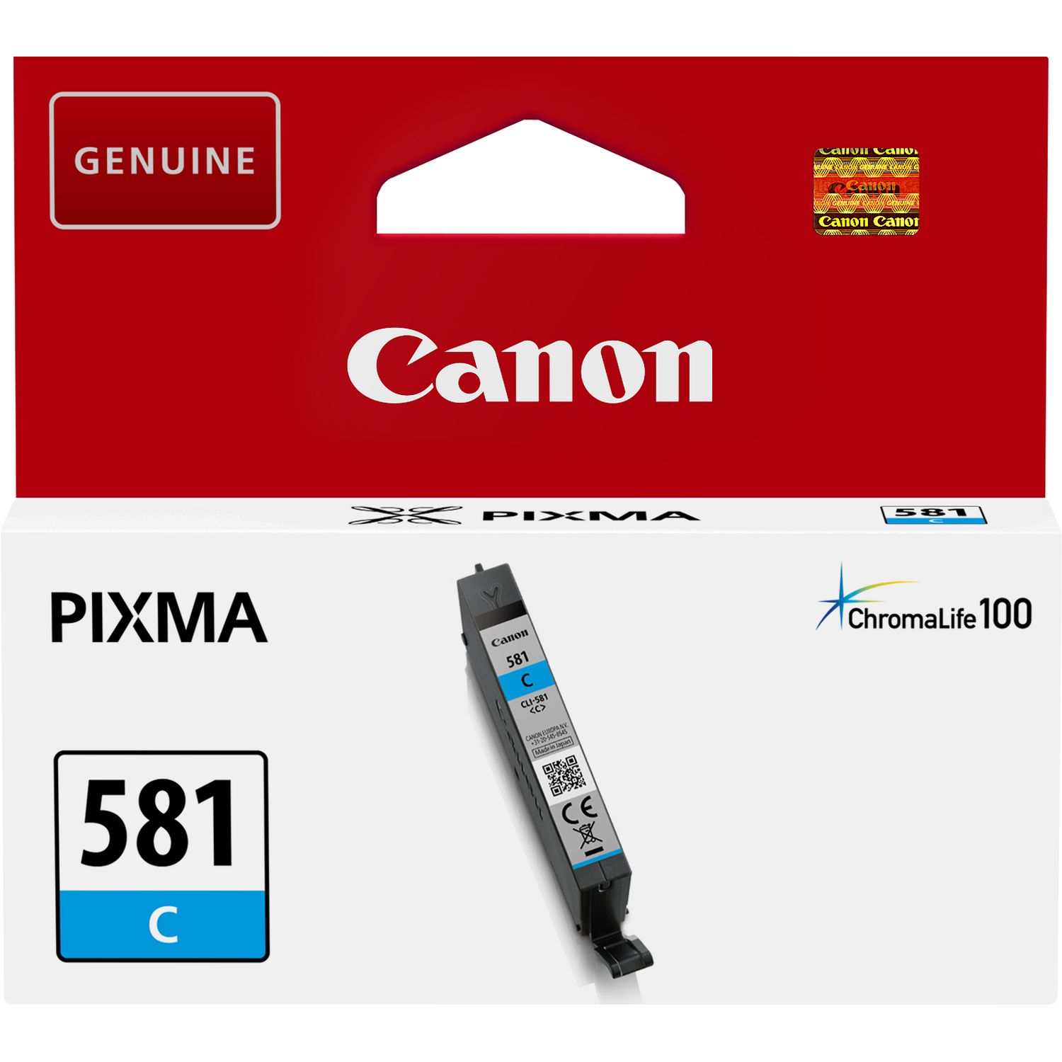 Canon CLI-581 C Tintenpatrone 5,6ml für TS6150, TS8150, TS9150 cyan