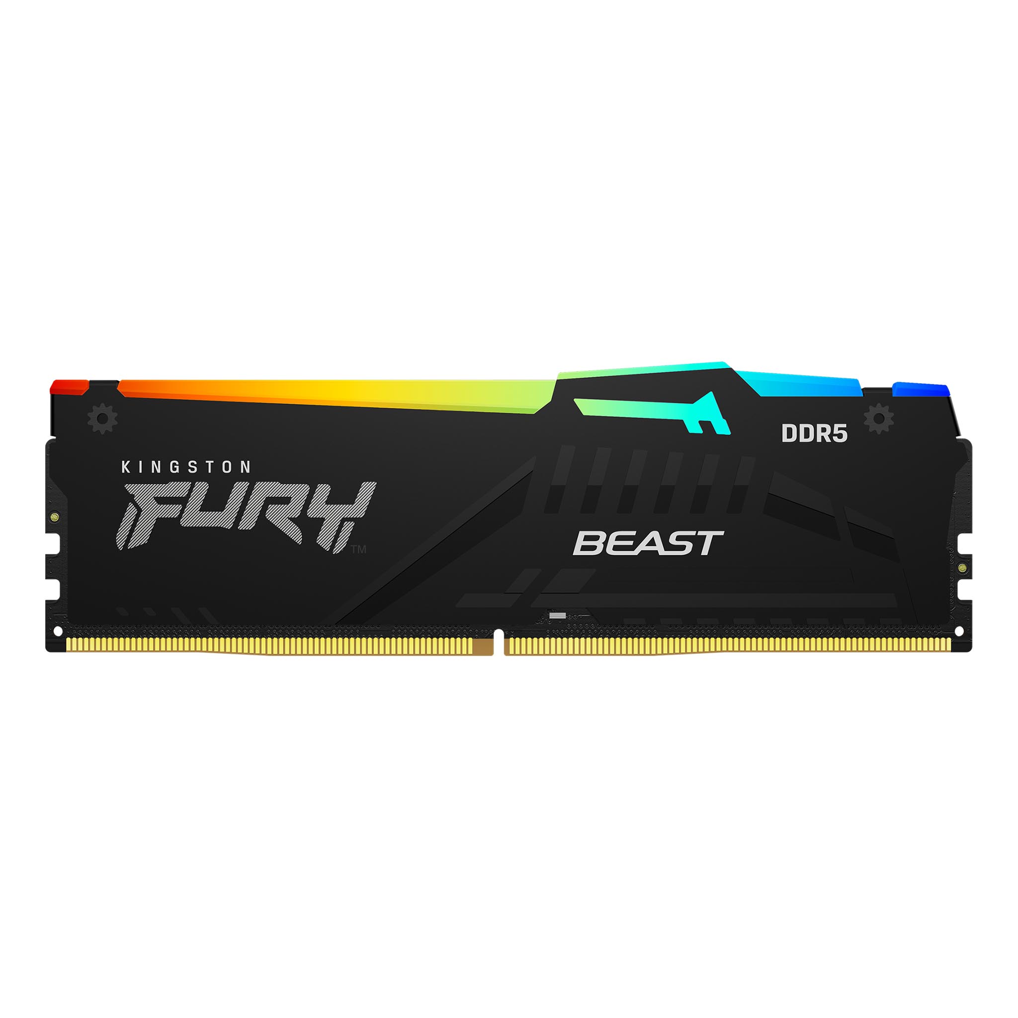 DDR5 RAM Kingston FURY Beast Black RGB 16GB PC 4800 CL38
