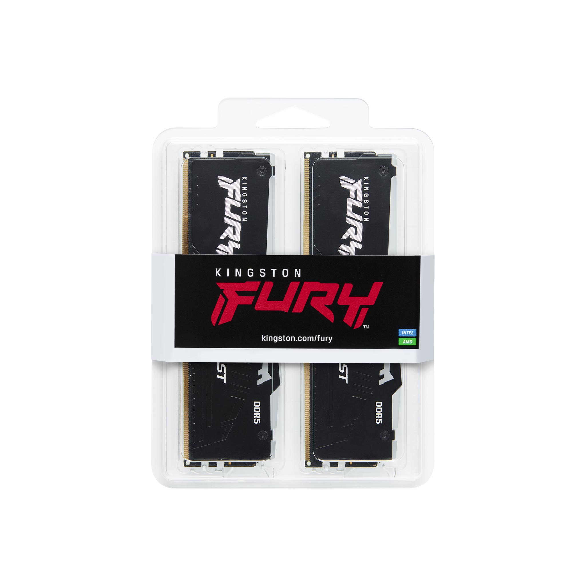 DDR5 RAM Kingston FURY Beast Black RGB 16GB (2x8GB) PC 5200 CL36