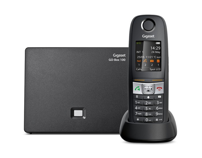Gigaset E630A GO Funktelefon mit Anrufbeantworter, ALL-IP fähig, schwarz