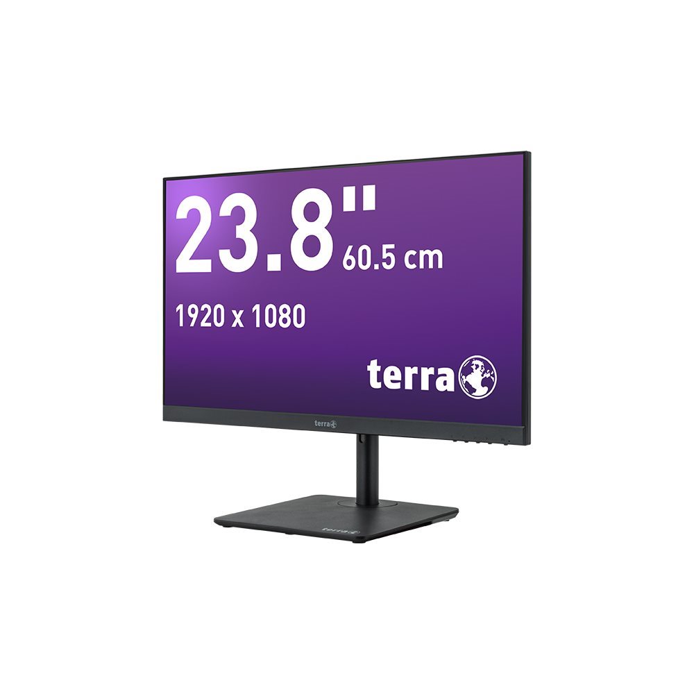 TERRA 2427W V2 LED TFT 60,5cm (23,8 Zoll) VA Full-HD 250cd/m² 5ms HDMI / DP / USB-C / LS, schwarz